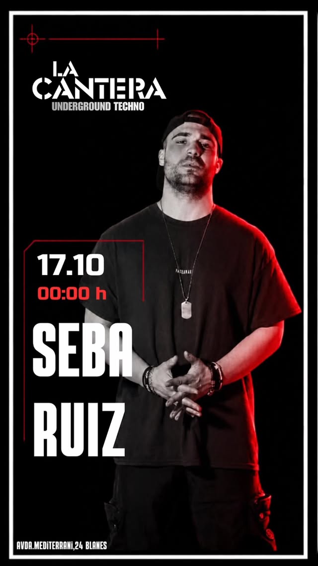 Imagen del evento SEBA RUIZ · 17.10 · LA CANTERA